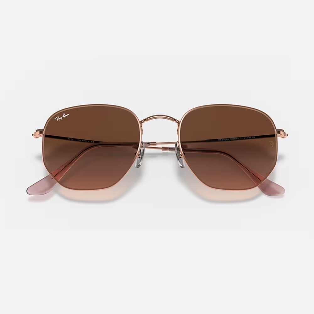 Ray Ban sunglasses hexagonal RB 3548N